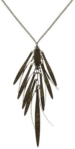 image for Necklace Pendant Global Glam White crystal silver shade 
