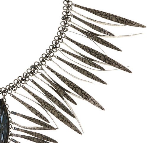 image for Necklace (Long) Global Glam Blue Denim Blue 