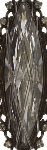 image for Ring Global Glam White crystal silver shade Big