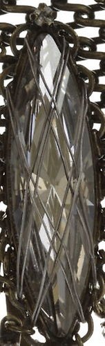 Bild für Choker Collier Global Glam Weiß Kristall Silber Schatten 