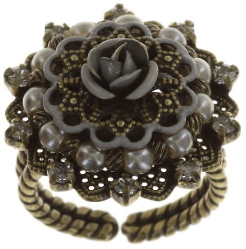 image for Ring Petit Four Dentelle White  small