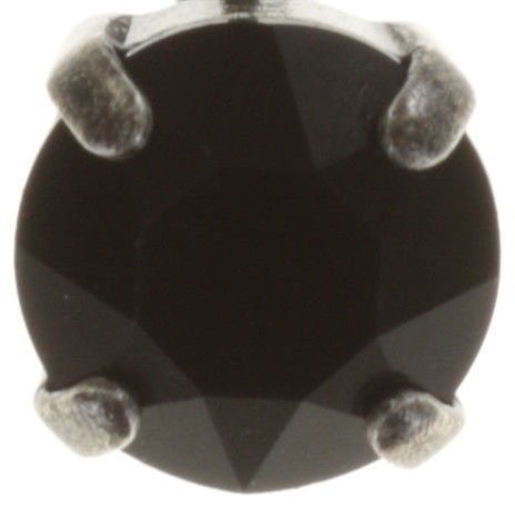 image pour Boucles d'oreilles Eurowire Black Jack Noir jet SS 39