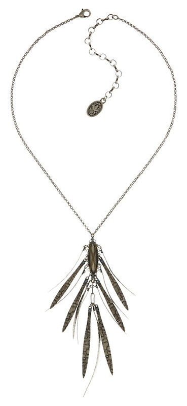 image pour Collier pendant Global Glam Bleu Denim Blue 
