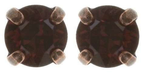 Bild für Ohrstecker Black Jack Rot Burgund SS 29