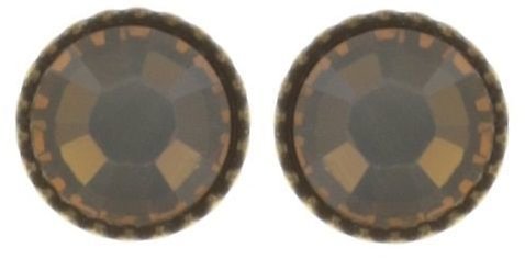 Bild für Ohrstecker flach Black Jack Weiß Hellgrau opal SS 20