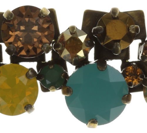 image for Necklace Ballroom Classic Glam Yellow / Green  