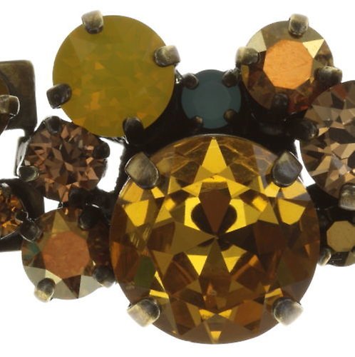 image for Necklace Ballroom Classic Glam Yellow / Green  