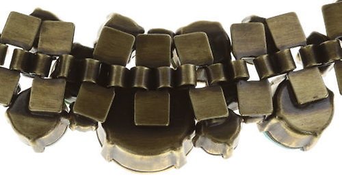 image for Necklace Collier Ballroom Classic Glam Yellow / Green  