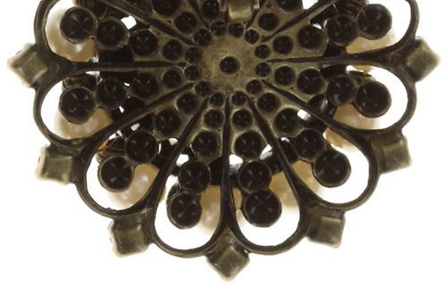 image pour Boucles d'oreilles Eurowire Petit Four Dentelle Blanc  medium