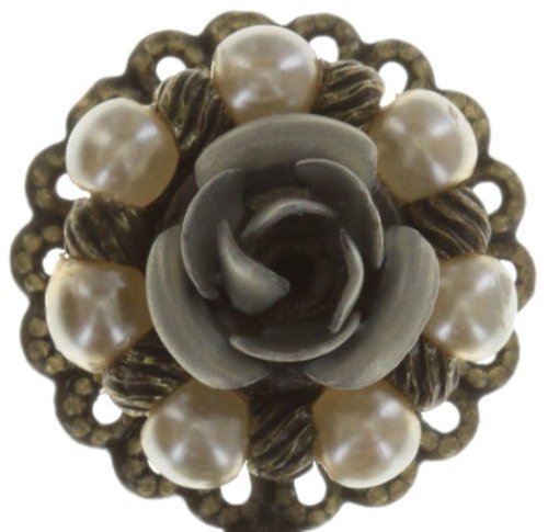 Bild für Ohrstecker baumelnd Petit Four Dentelle Weiß  Medium