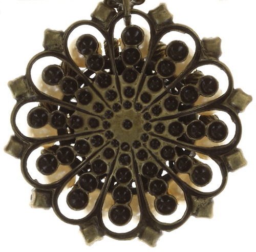 Bild für Ohrstecker baumelnd Petit Four Dentelle Weiß  Medium