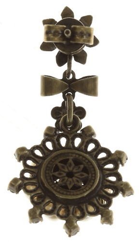 Bild für Ohrstecker baumelnd Petit Four Dentelle Weiß  Extra Small