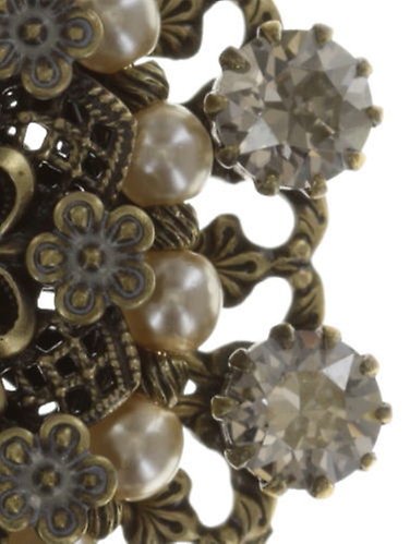 image for Necklace Pendant Petit Four Dentelle White  extra large