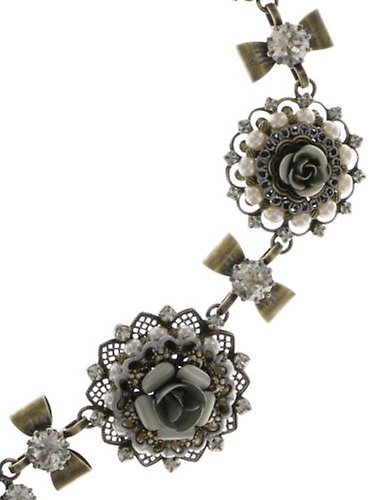 Bild für Halskette Collier Petit Four Dentelle Weiß  