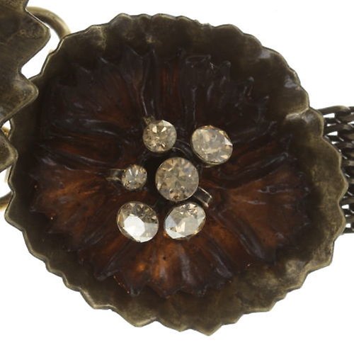 image for Necklace Collier Samurai Bloom Grey  