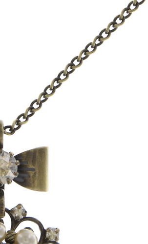 image for Necklace Pendant Petit Four Dentelle White  medium