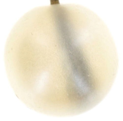 image pour Boucles d'oreilles Eurowire pendantes Caviar de Luxe Blanc  