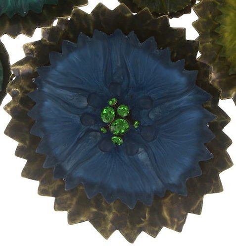 image for Necklace collier Samurai Bloom Blue / Green  
