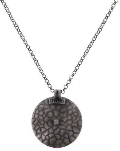 Bild für Halskette h&auml;ngend (lang) Rivoli Concave Schwarz Schwarzer Diamant Extra Large