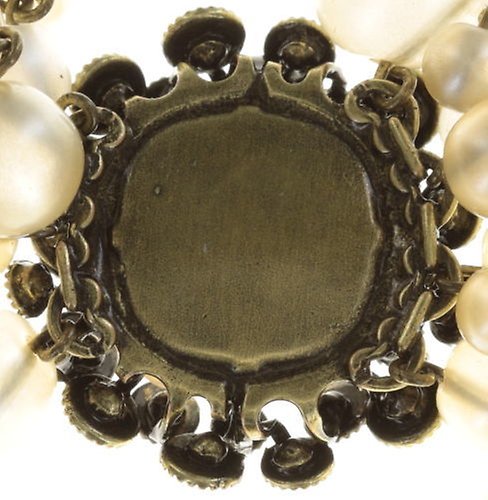 image for Necklace Collier Caviar de Luxe White  