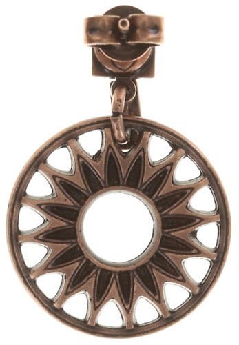 image pour Clou d'oreille pendant Rosone Rose  small