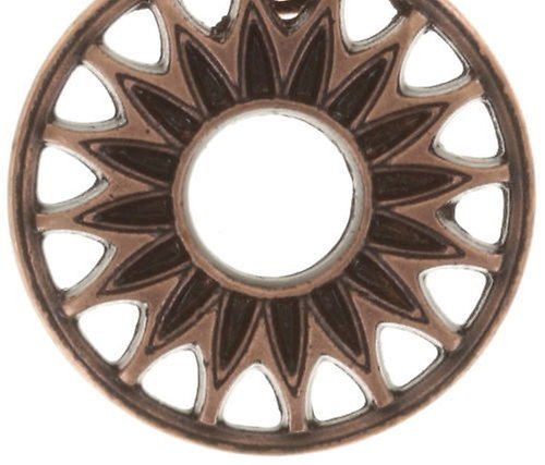 image pour Clou d'oreille pendant Rosone Rose  small