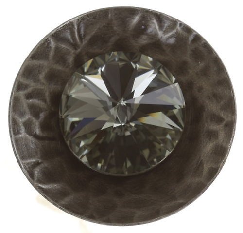 image for Ring Rivoli Concave Black black diamond large