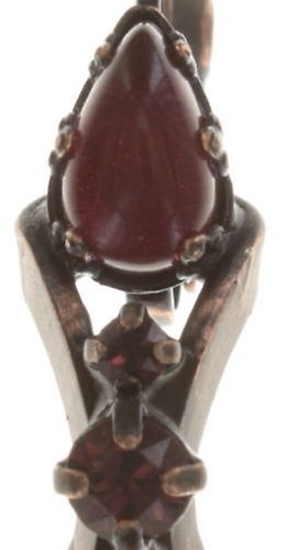 image for Earring Eurowire Dangling Dracula Red  