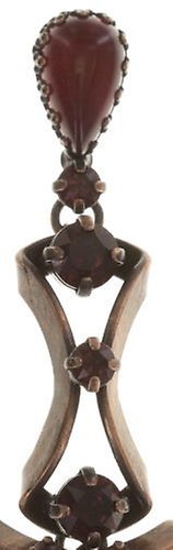 image pour Clou d'oreille pendant Dracula Rouge  