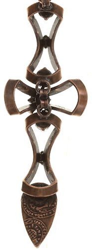 image pour Clou d'oreille pendant Dracula Rouge  