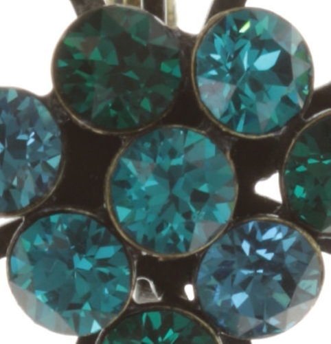 Bild für Ohrringe mit Brisur Magic Fireball Blau / Grün  Classic Size (21mm Ø)