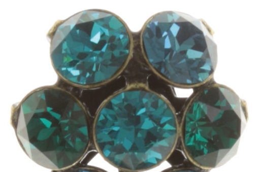 image for Earring Stud Magic Fireball Blue / Green  