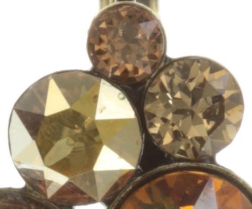 image for Earring Eurowire Petit Glamour Brown  