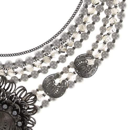 Bild für Choker Collier Harakiri Bloom Weiß  Extra Large