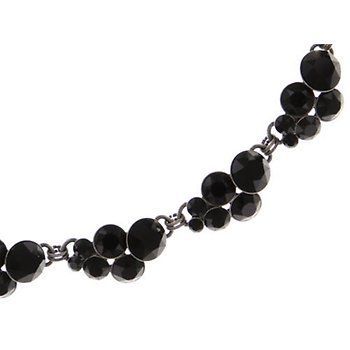 image pour Necklace collier Petit Glamour pure black  