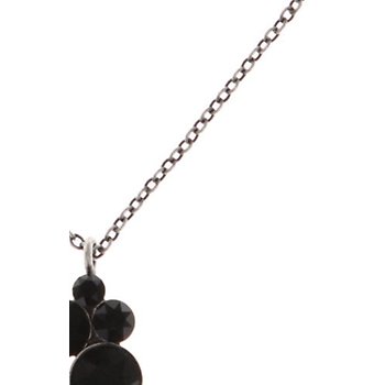 image for Necklace pendant Petit Glamour pure black  