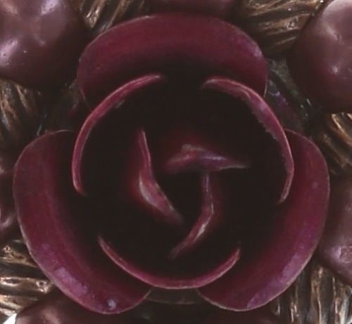 image pour Clou d'oreille Petit Four Dentelle Rose  extra small