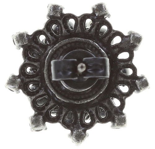 image pour Clou d'oreille Petit Four Dentelle Noir  extra small