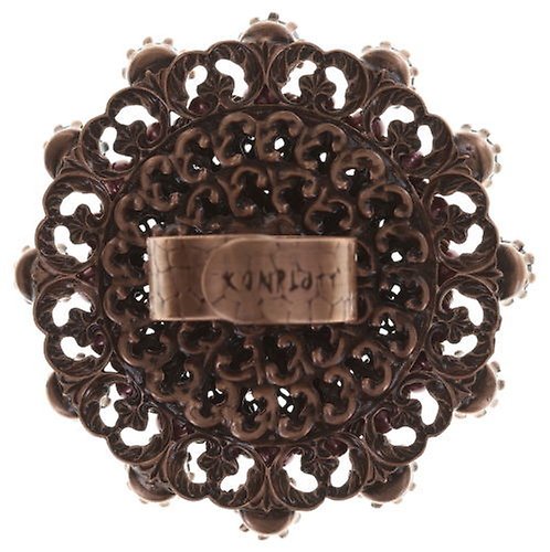 image pour Anneau Petit Four Dentelle Rose  extra large