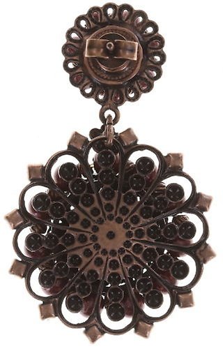 image pour Clou d'oreille pendant Petit Four Dentelle Rose  medium