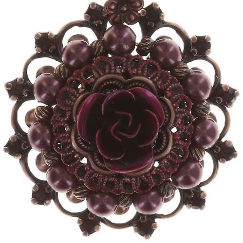 image for Earring Stud Dangling Petit Four Dentelle Pink  medium