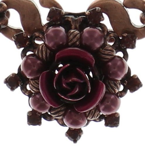 image pour Collier Petit Four Dentelle Rose  