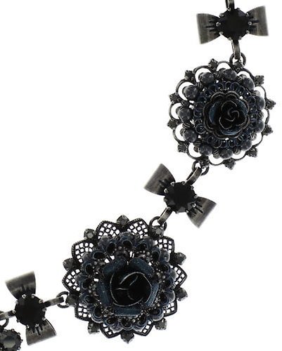 Bild für Halskette Collier Petit Four Dentelle Schwarz  