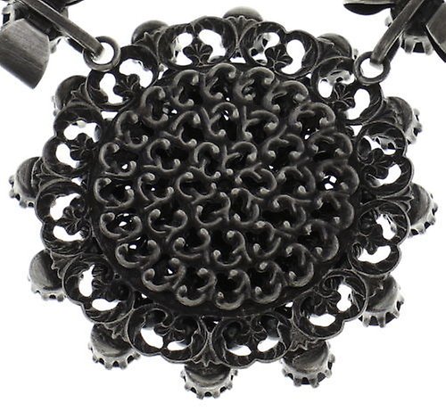 Bild für Halskette Collier Petit Four Dentelle Schwarz  