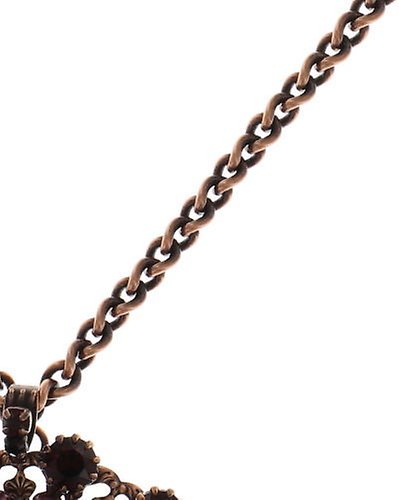 image for Necklace Pendant (Long) Petit Four Dentelle Pink  extra large