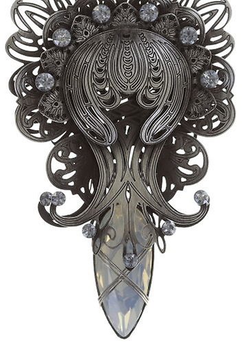 image pour Clou d'oreille pendant Harakiri Bloom Blanc  large