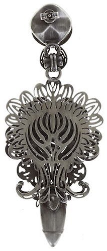 image for Earring Stud Dangling Harakiri Bloom White  large