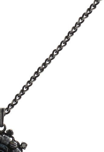 image for Necklace Pendant Petit Four Dentelle Black  extra small