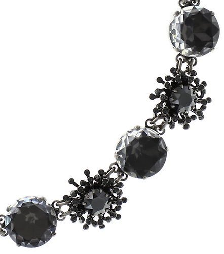image for Necklace Collier Petit Four de Fleur Black  