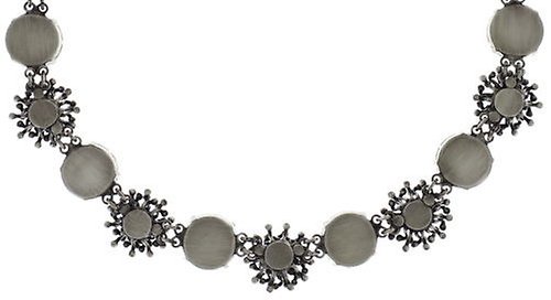 image for Necklace Collier Petit Four de Fleur Black  